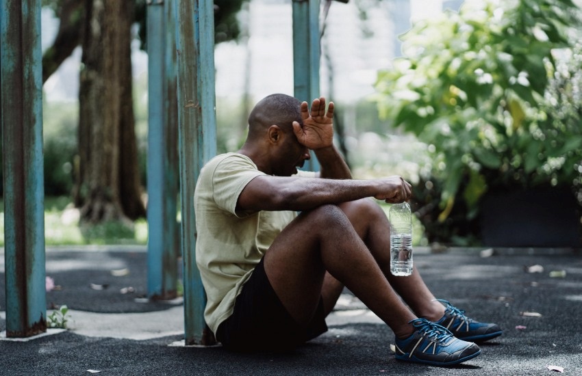 sport - fokozott izzadás