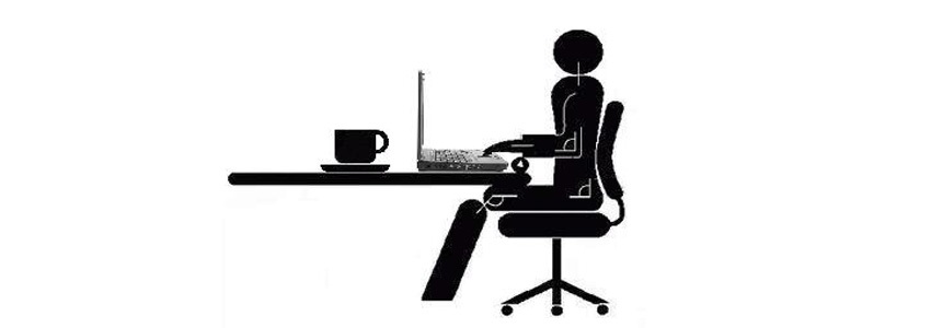 Správné, ergonomické sezení