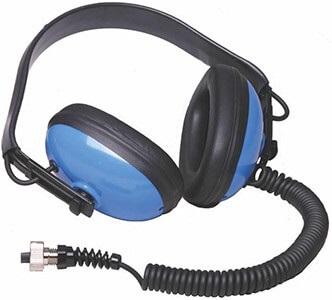 Fejhallgató a fémdetektor számára