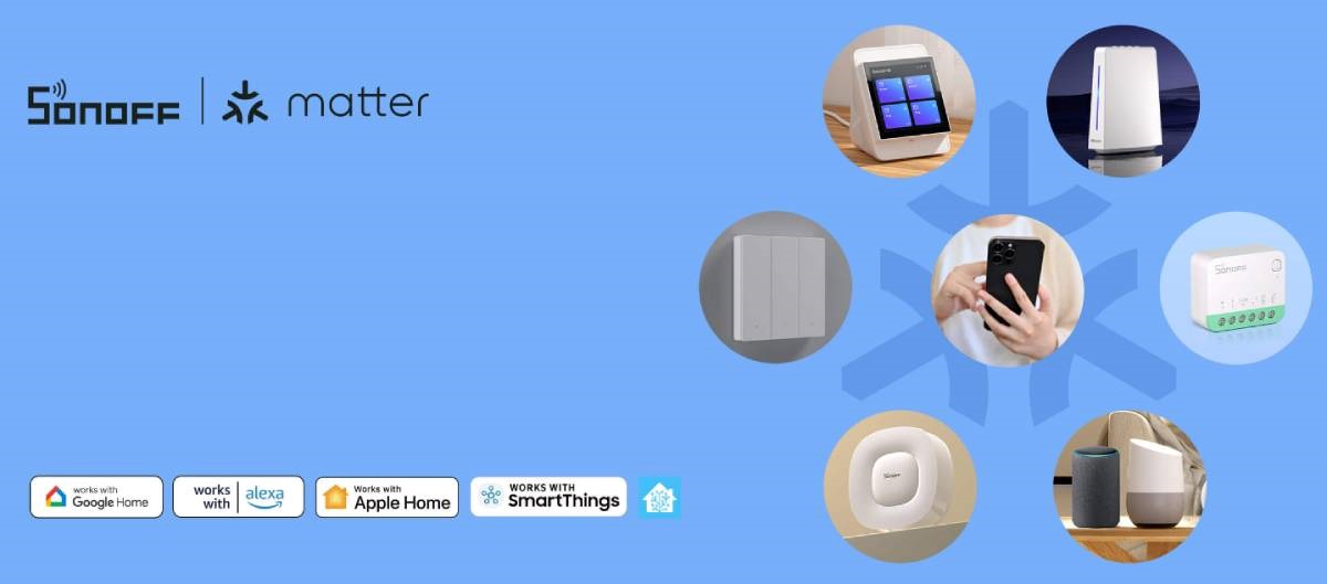 Sonoff és Matter-kompatibilis termékek Sonoff és Matter-kompatibilis termékek