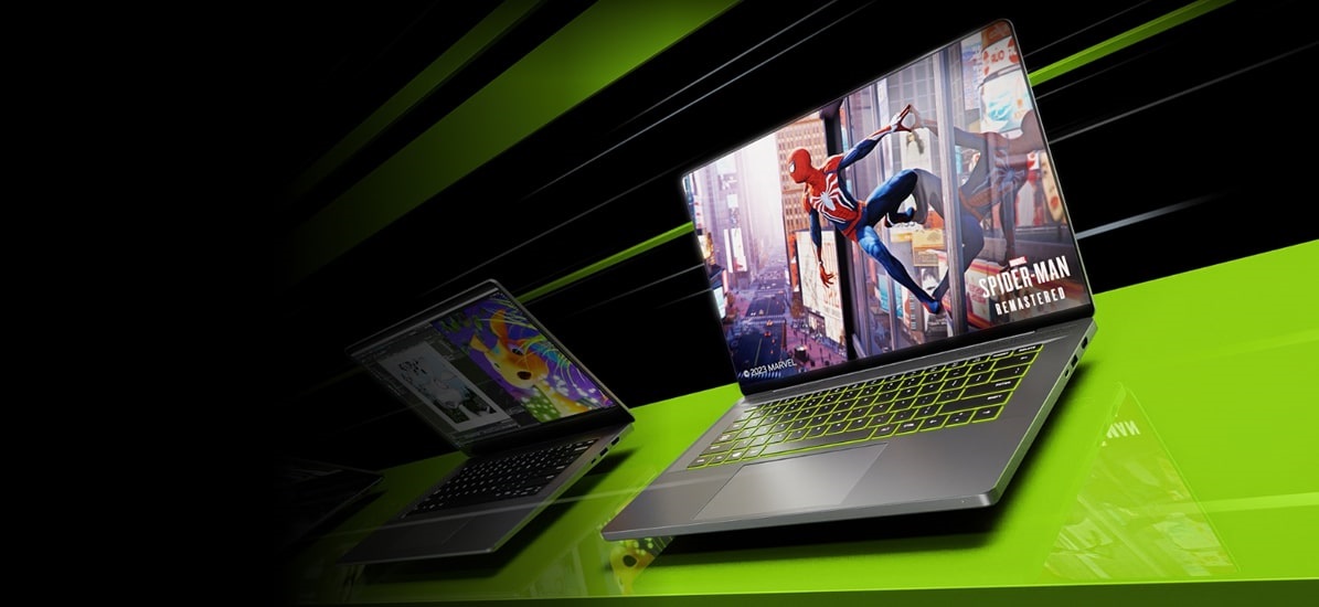 Spider-Man notebook NVIDIA MAX-Q 4. generáció