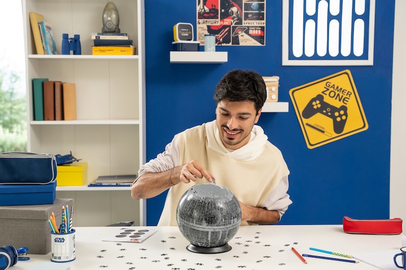Star Wars 3D puzzle kirakás közben