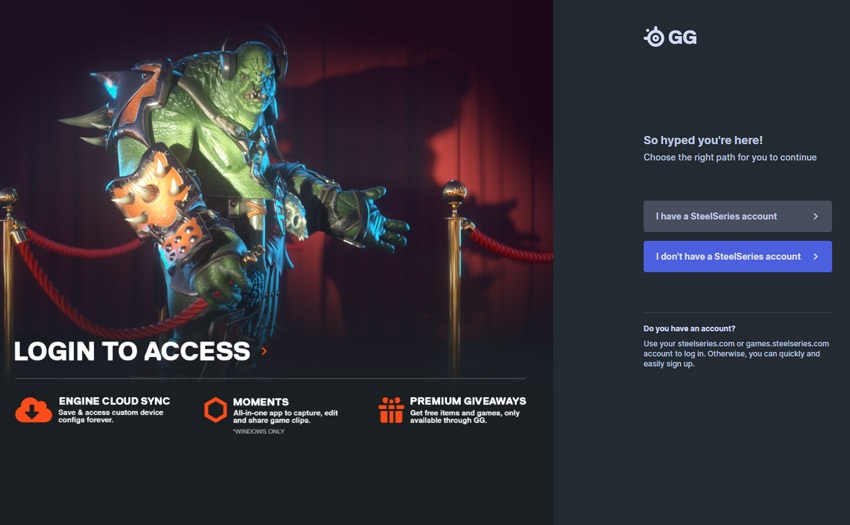 SteelSeries GG (Moments)