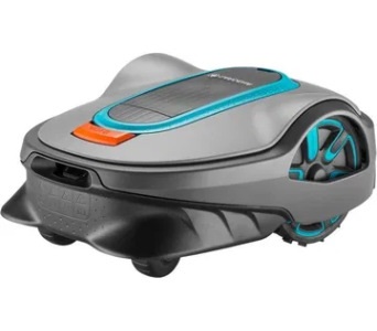 Ezüst robotfűnyíró