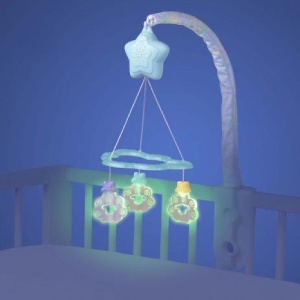 világító kiságyra forgó