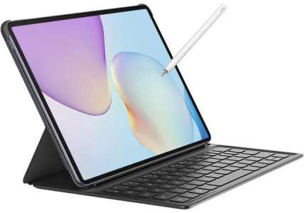 tablet ceruzával és billentyűzettel