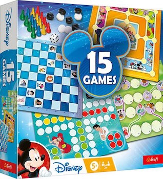 Trefl Disney társasjáték szett, 15in1