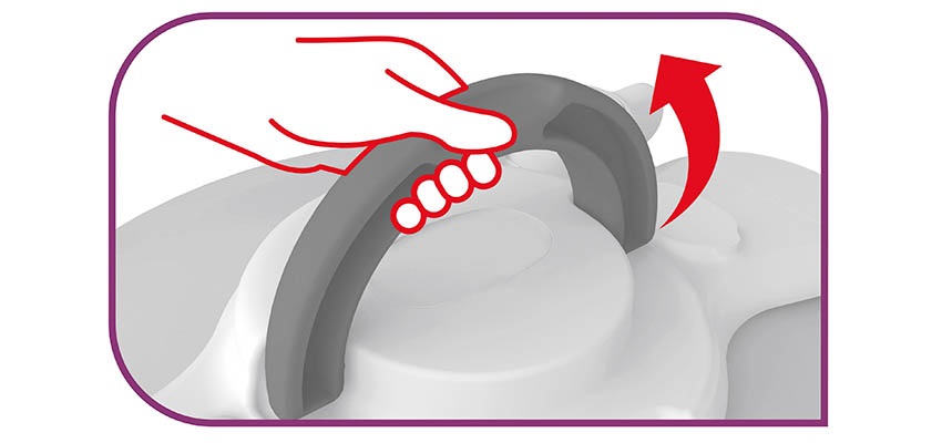 Kukta fedő egyszerű nyitása/zárása Kukta könnyű nyitása