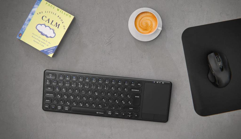 Touchpad billentyűzet vezeték nélküli használathoz