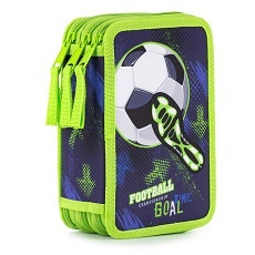 Háromemeletes iskolai tolltartó fiúknak