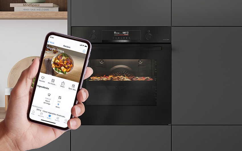 Bosch sütők Home Connect technológiával
