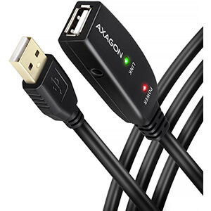 5m-es USB kábel LED jelzővel