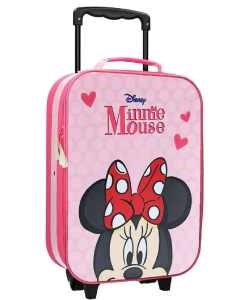 Vadobag textil gyermek bőrönd Minnie mintával