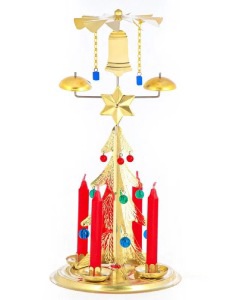 Asztali karácsonyi gyertyatartó