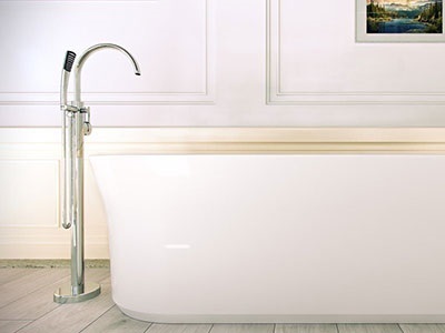 padlóra szerelhető kád csaptelep