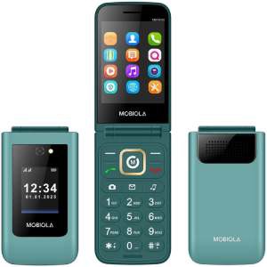 zöld flip telefon