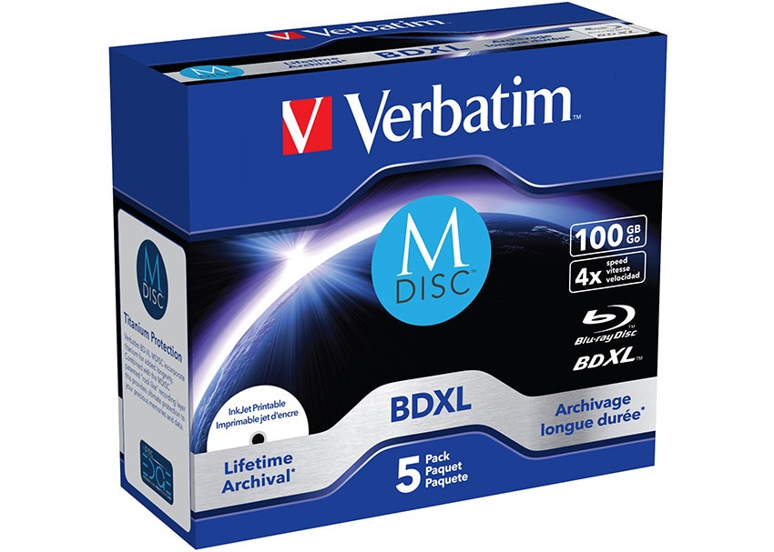 Verbatim M-DISC BD-R XL Blu-ray adathordozók