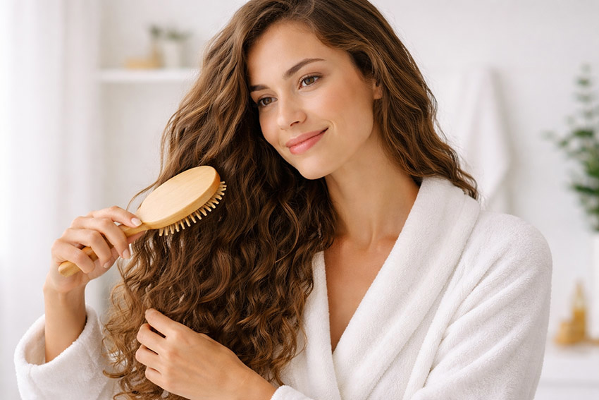 Zsíros haj ápolása