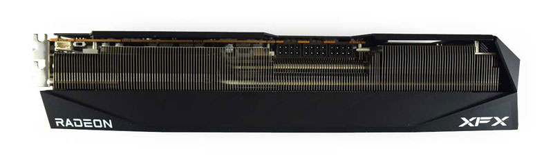 XFX Mercury RX 9070 XT OC Magnetic Air 16G – felső oldal