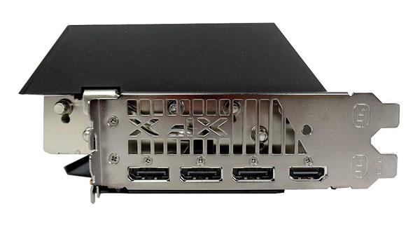 XFX Mercury RX 9070 XT OC Magnetic Air 16G; monitorcsatlakozások