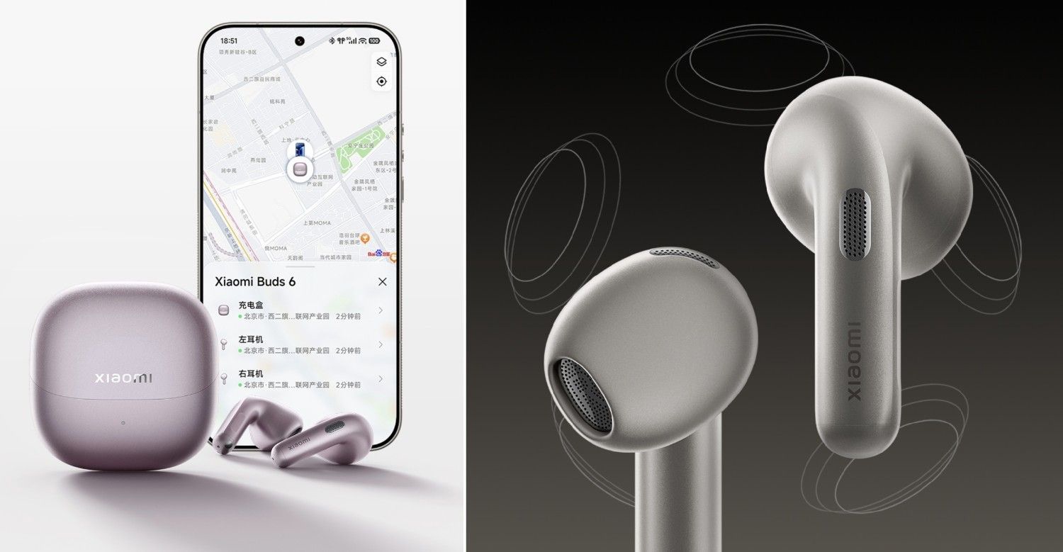 Xiaomi Buds 6, dizájn