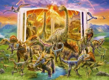 Ravensburger dinoszauruszos állatos kirakó