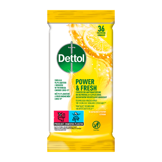 Balení antibakteriálních ubrousků Dettol