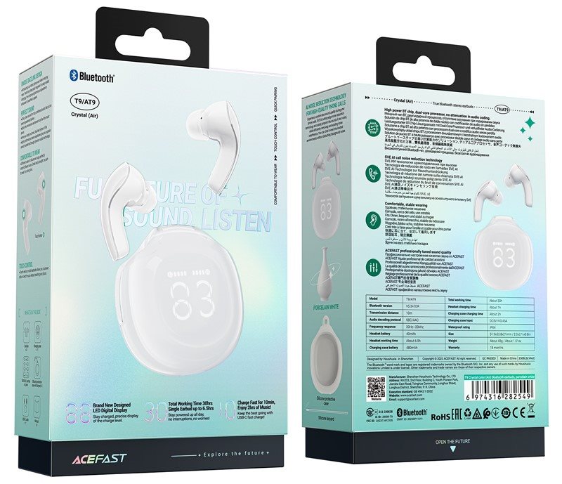 Acefast T9 vezeték nélküli fülhallgató