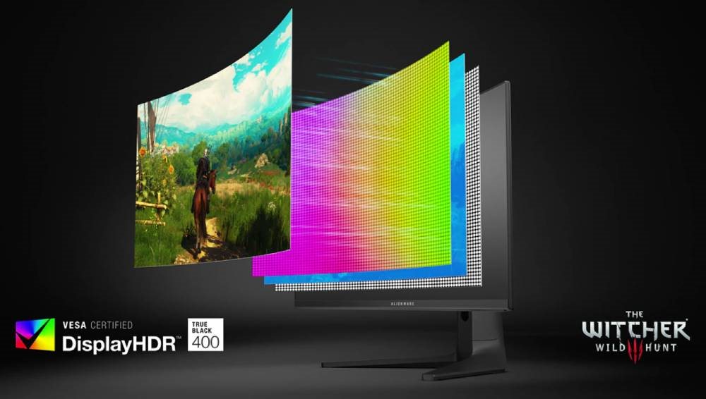 Dell Alienware AW3423DWF ívelt gaming monitor