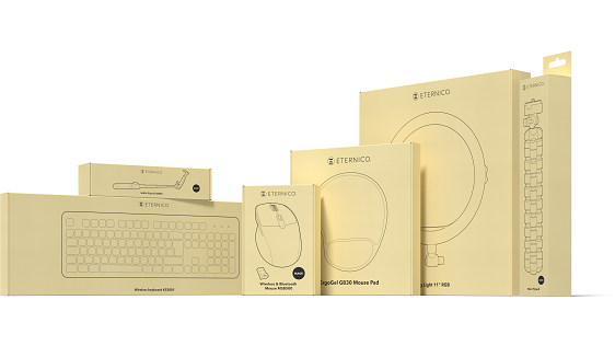 Eternico Wireless 2.4 GHz & Double Bluetooh Rechargeable Mouse MS460 Eternico Wireless 2.4 GHz & Double Bluetooh Rechargeable Mouse MS460