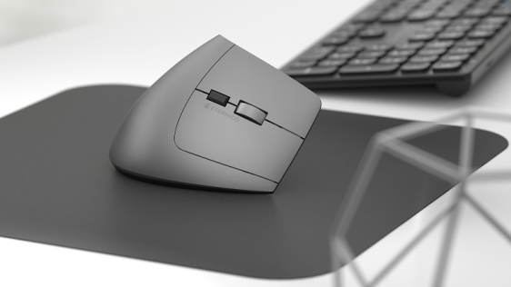 Eternico Wireless 2.4 GHz & Double Bluetooth Rechargeable Vertical Mouse MV470 Eternico Wireless 2.4 GHz & Double Bluetooth Rechargeable Vertical Mouse MV470