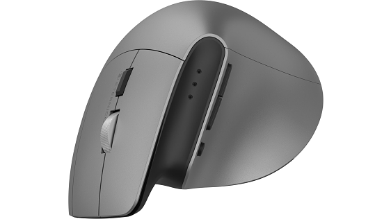 Eternico Wireless 2.4 GHz & Double Bluetooth Rechargeable Vertical Mouse MV470 Eternico Wireless 2.4 GHz & Double Bluetooth Rechargeable Vertical Mouse MV470