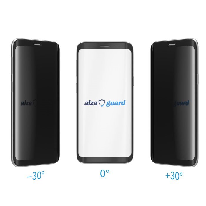 AlzaGuard Privacy Glass Protector a Samsung Galaxy A71 telefonhoz 