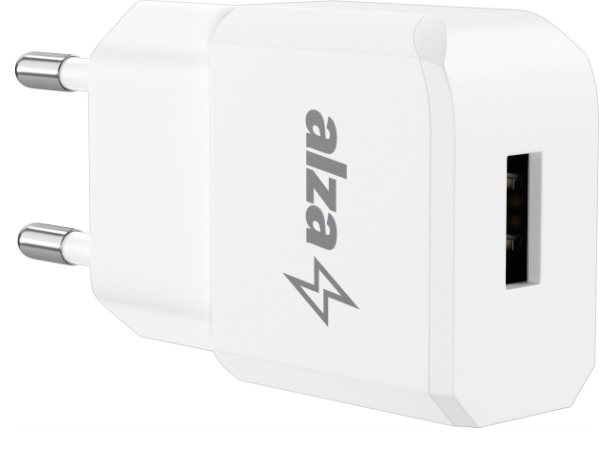 AlzaPower Smart Charger 2.1A hálózati töltő, fehér