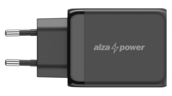 AlzaPower G600CCA Fast Charge 65W hálózati töltő, fekete