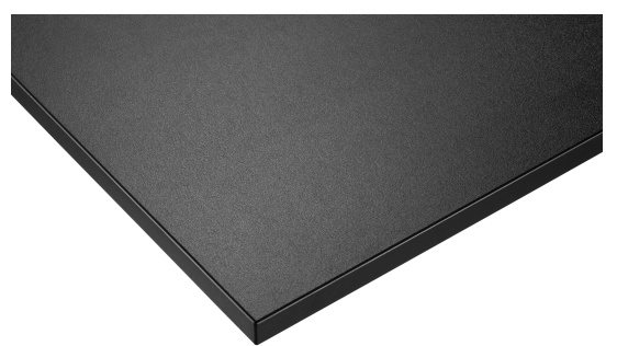 AlzaErgo TTE-03 160×80 cm laminált asztallap, fekete