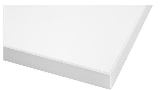 AlzaErgo TTE-03 160×80 cm laminált asztallap, fehér