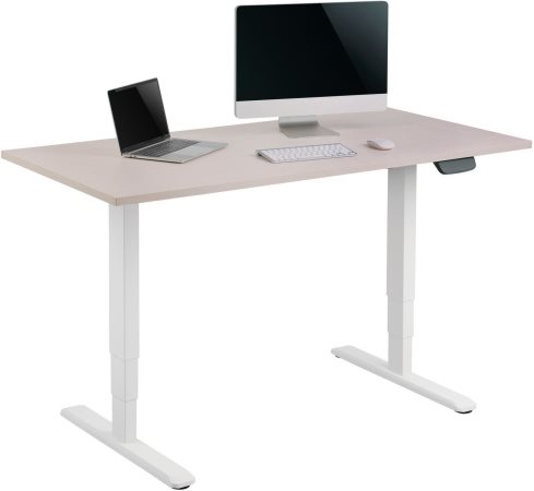 AlzaErgo Table ET1 NewGen állítható magasságú asztal, fehér