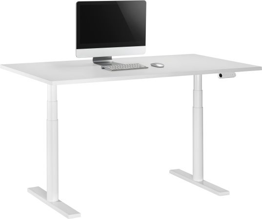 AlzaErgo Table ET1 Ionikus állítható magasságú asztal, fehér