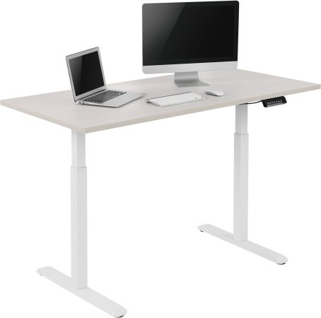 AlzaErgo Table ET2 állítható magasságú asztal, fehér