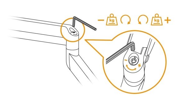 AlzaErgo Arm D42B fali monitorállvány