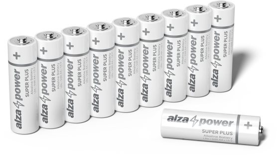 AlzaPower Super Plus Alkaline LR6 (AA) 10 db eldobható elem