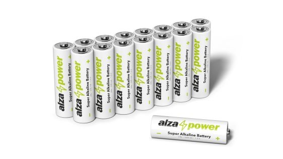 AlzaPower Super Alkaline LR6 (AA) eldobható elem, 16db
