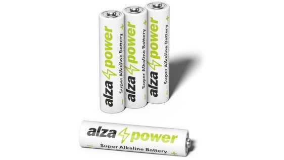 AlzaPower Super Alkaline LR03 (AAA) eldobható elem, 4db 