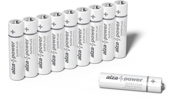 Eldobható AlzaPower Super Plus Alkaline LR03 (AAA) 10 db