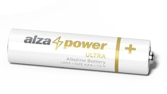 AlzaPower Ultra Alkaline LR03 (AAA) 10db eldobható elem