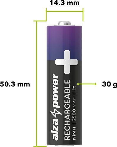 AlzaPower Rechargeable HR6 (AA) 
