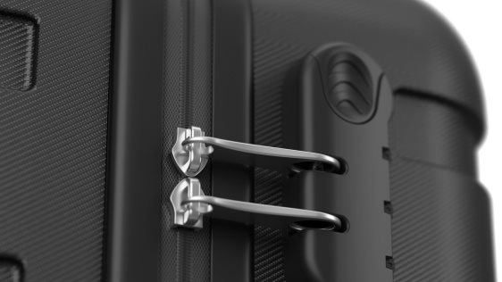 AlzaGuard Traveler Suitcase bőrönd, S - fekete