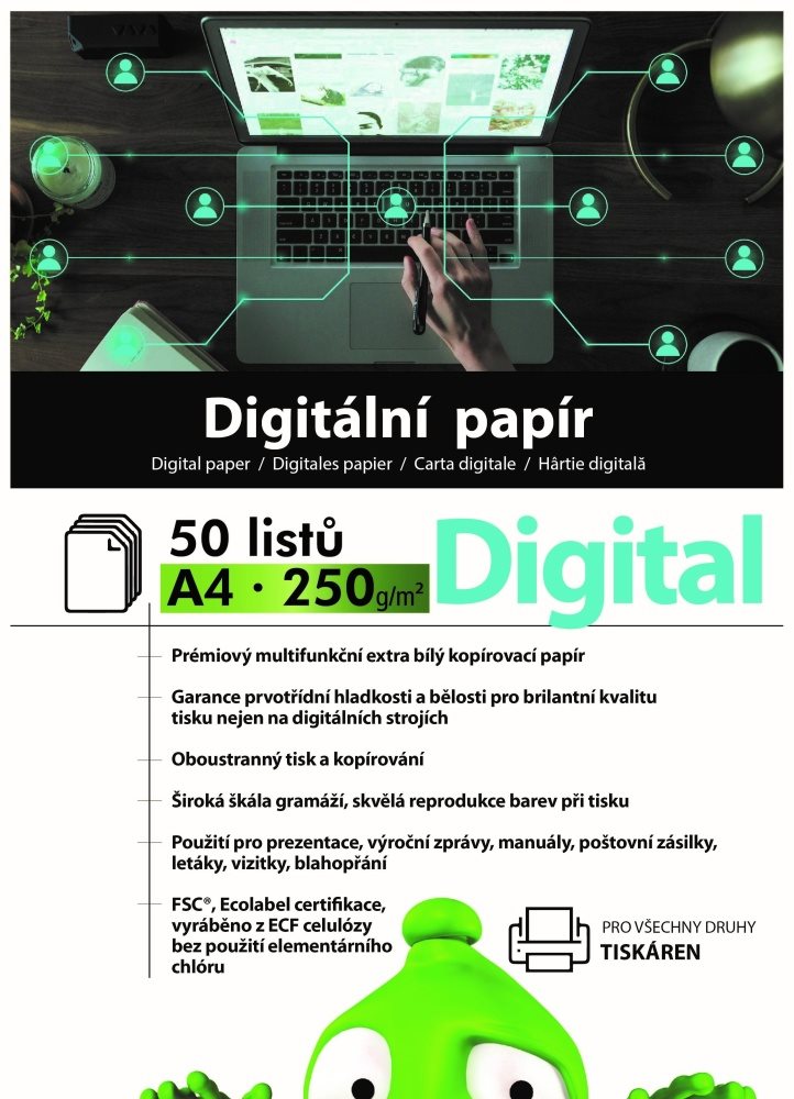 Alza Digital A4 250g - 50 lap