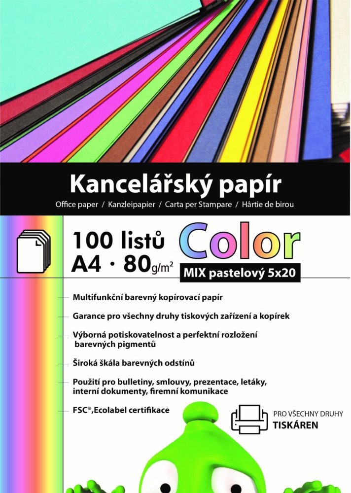 Alza Color A4 MIX pasztell
